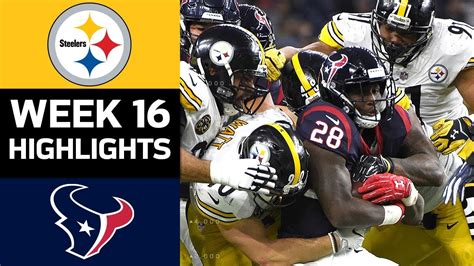 Steelers vs. Texans | NFL Week 16 Game Highlights - YouTube