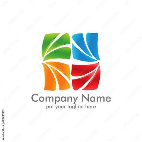 Elegant Box Line Logo Icon Stock Vector | Adobe Stock