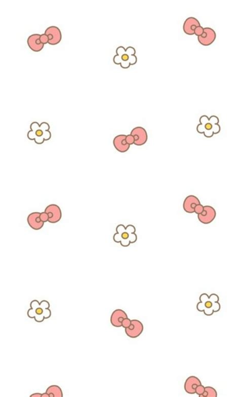 Hello Kitty Pink Bow Wallpaper