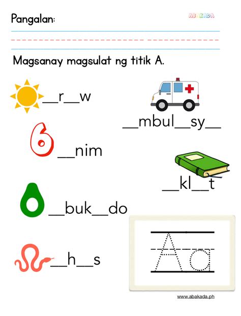 Panghalip Worksheets Filipino Practice Sheets Abakada Ph Theme Flying ...