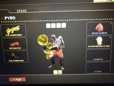 My current pyro loadout : tf2