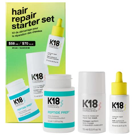 K18 Biomimetic Hairscience Hair Repair Starter Set *Preorder* – Naked ...