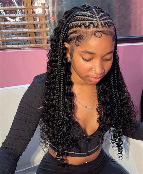 Pin by kedeem davia on Hairstyles💈💇🏾‍♀️ | Braided cornrow hairstyles, Natural hair braids ...