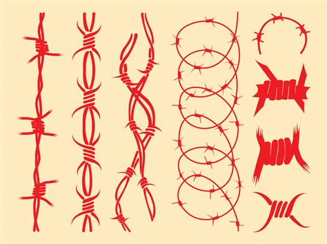 Barbed Wire Designs Vector Art & Graphics | freevector.com