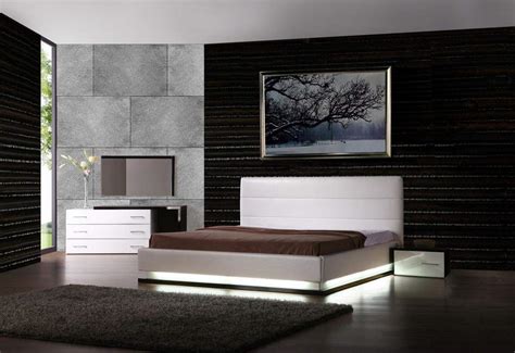 Exotic Leather Modern Contemporary Bedroom Sets feat Light Jersey New Jersey VINFI