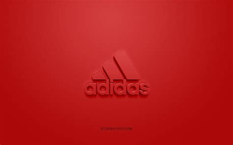 Adidas Logo Red Wallpaper