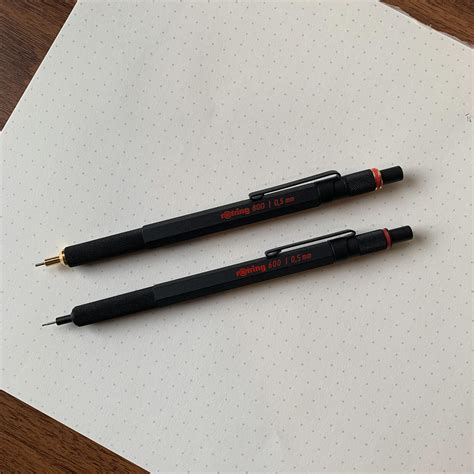 Which Mechanical Pencil to Pick: Rotring 600 vs. Rotring 800 — The Gentleman Stationer