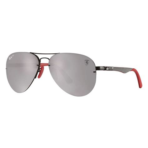 Ray-Ban - RB3460M F009H2 - Scuderia Ferrari Collection Aviator - Black ...