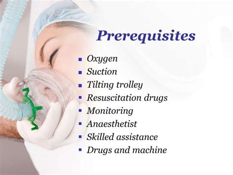 Types of anesthesia