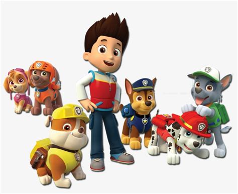 Paw Patrol Characters For Designs Paw Patrol Characters, - Transparent Paw Patrol Png ...