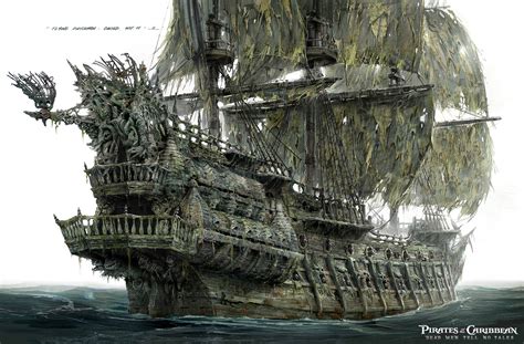 Image - DMTNT Concept Art Flying Dutchman.jpg | PotC Wiki | FANDOM powered by Wikia