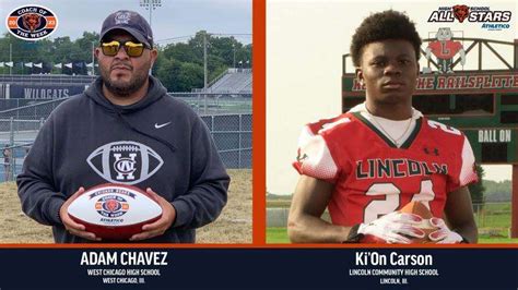 Chicago Bears 2023 Coach of the Week & High School All-Star Recognition ...