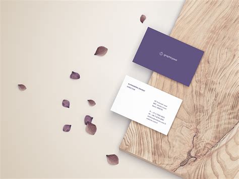 Front & Back Business Card Mockup — Free Mockup World