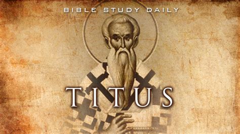 Introduction to Titus - Bible Study Daily