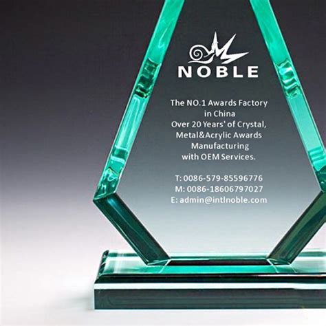 Engraved Acrylic Awards Supplier, Small Acrylic Awards | Noble