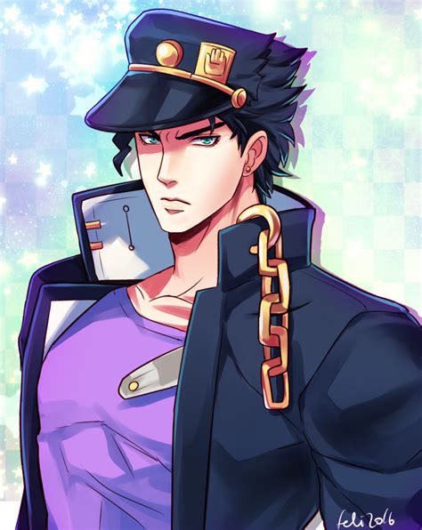 Jotaro Kujo by felichanxx.deviantart.com on @DeviantArt Jojo Jojo, Jojo's Bizarre Adventure ...