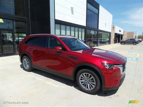 2024 Soul Red Crystal Metallic Mazda CX-90 Preferred Plus AWD ...