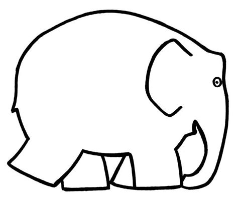 Elmer the Elephant Template