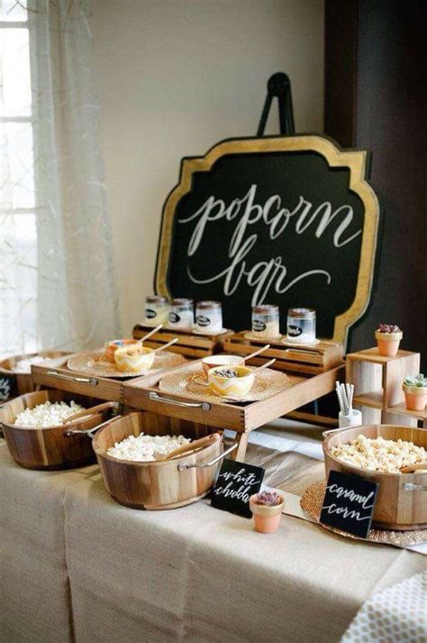 Pin by Cassy Montell on Our Wedding! | Popcorn bar, Diy popcorn bar ...