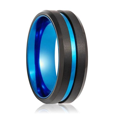 Blue Wedding Bands– The Artisan Rings