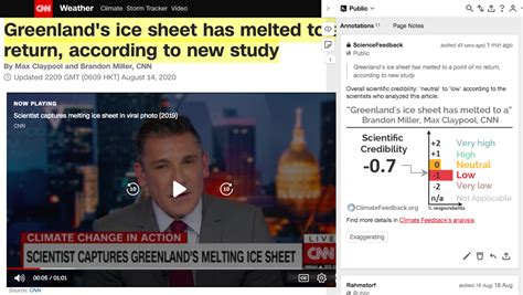 Article by CNN exaggerates study’s implications for future Greenland ...