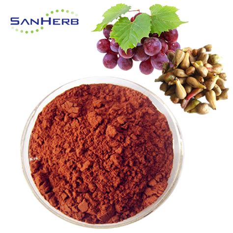 Pure Procyanidins 100% Organic Grape Seed Extract Plant Extract Powder Supplement