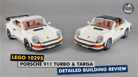 LEGO 10295 Porsche 911 Turbo & Targa detailed building review - YouTube