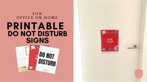 Printable Do Not Disturb Sign For Office | Francesco Printable