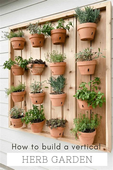 DIY Vertical Herb Garden – Love & Renovations