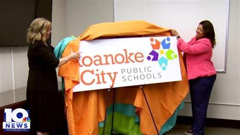 Roanoke City Schools unveils new logo - YouTube