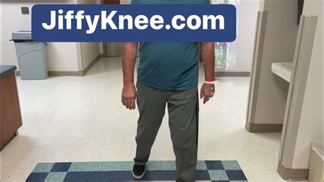 Jiffy Knee Replacement 4 hrs later - YouTube