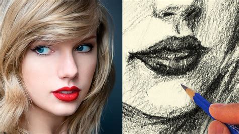 How to Draw Taylor Swift - YouTube