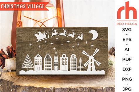 Christmas Village Svg | Design Bundles