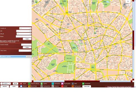 Harta orasului Bucuresti - Profu' de geogra'