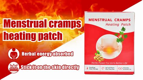 Menstrual Cramps Heating Period Warmer Patch Pain Relief Pad Heat Women ...