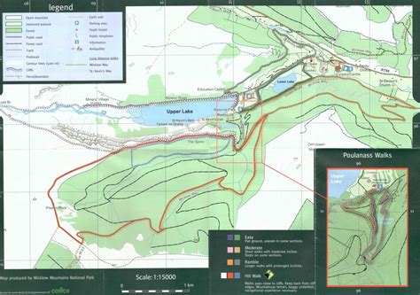 Map of Glendalough | Wicklow Mountains National Park