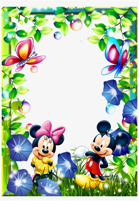 Download Cartoon Characters Frames Clipart Picture - Mickey Mouse ...