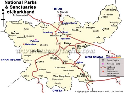 Wildlife Sancturaies in Jharkhand, National Parks of Jharkhand