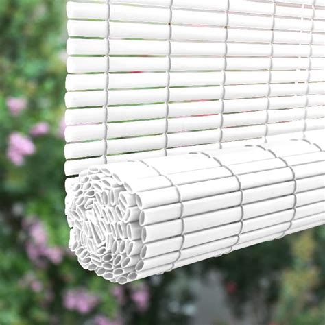 72 Inch Outdoor Pvc Roll Up Blinds With Cords - Draw-jergen