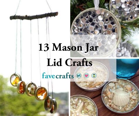 13 Mason Jar Lid Crafts | FaveCrafts.com