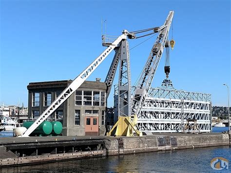 50-Ton Stiff Leg Derrick Pier Crane Crane for Sale in Indiana | Crane Network