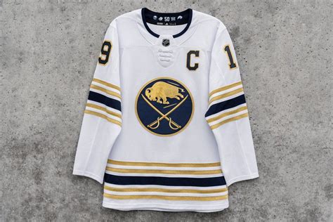 Buffalo Sabres Adidas Authentic Custom 50th Commemorative Jersey (PRE ...