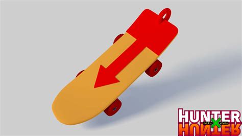 STL file Killua skateboard Medal - hunter x hunter 3D print model 🛹・3D printer model to download ...