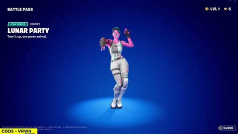 Lunar Party Emote - Fortnite (Extended) - YouTube