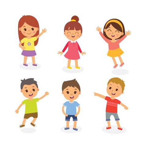 Happy Kids Illustration 540051 Vector Art at Vecteezy