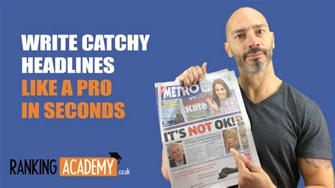 Write catchy headlines like a pro in seconds - YouTube