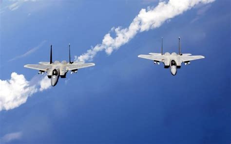 blue, Airplane, War, Battle, Military, Warplanes, F 15 Eagle HD Wallpapers / Desktop and Mobile ...