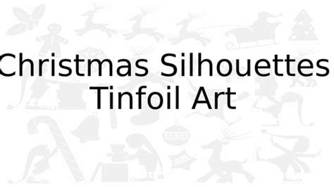 Tinfoil Art | Teaching Resources