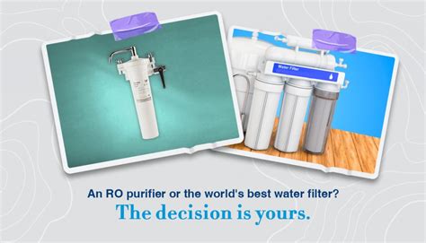 An RO water purifier or the world's best water filter? The decision is ...