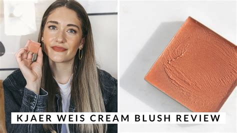 Kjaer Weis Cream Blush Review + Demo - YouTube